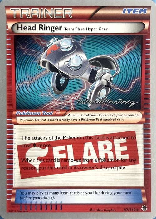 Head Ringer (Team Flare Hyper Gear) Card Front