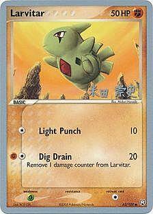 Larvitar Card Front