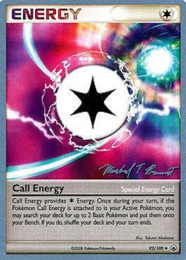 Call Energy Card Front