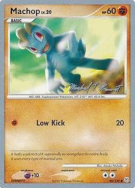 Machop LV.20 Card Front