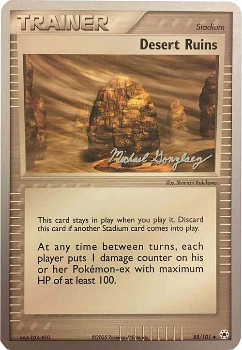 Desert Ruins Card Front