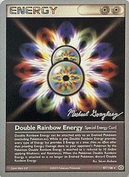 Double Rainbow Energy Card Front