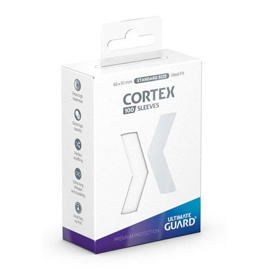 100 Ultimate Guard Cortex Sleeves - White