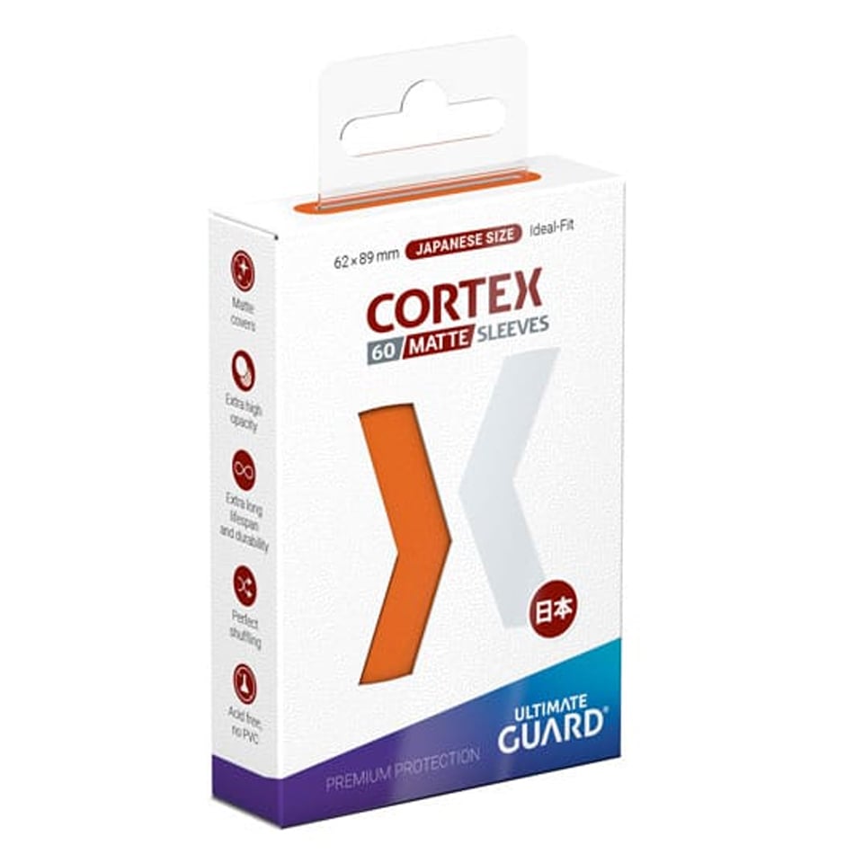 60 Ultimate Guard Cortex Sleeves - Orange