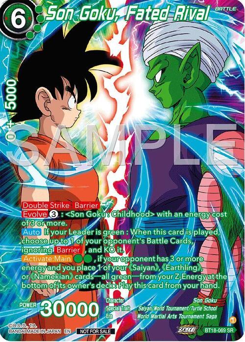 Son Goku, Fated Rival Card Front