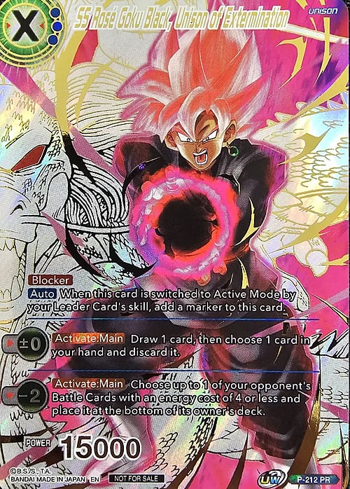 SS Rose Goku Black, Unison of Extermination Frente