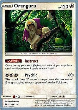 Oranguru Card Front