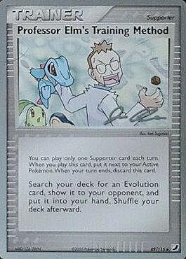 Professor Elm's Training Method Card Front