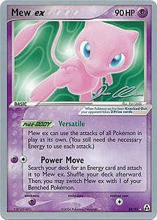 Mew ex Card Front