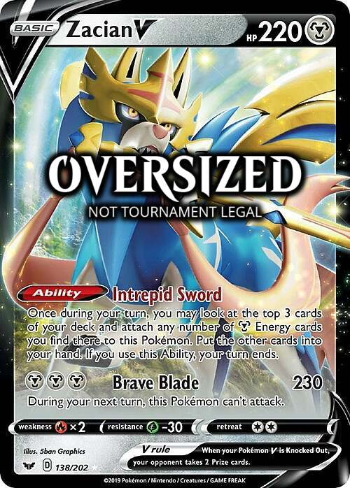 Zacian V Card Front