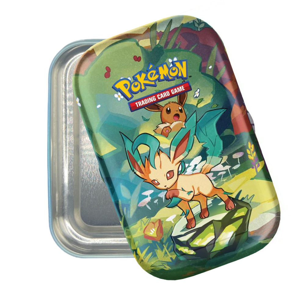 Prismatic Evolutions: Leafeon Empty Mini Tin