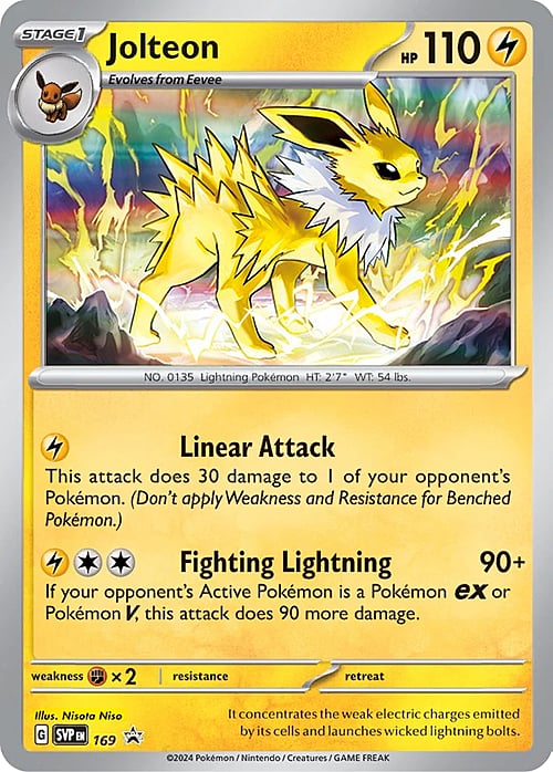 Jolteon Card Front