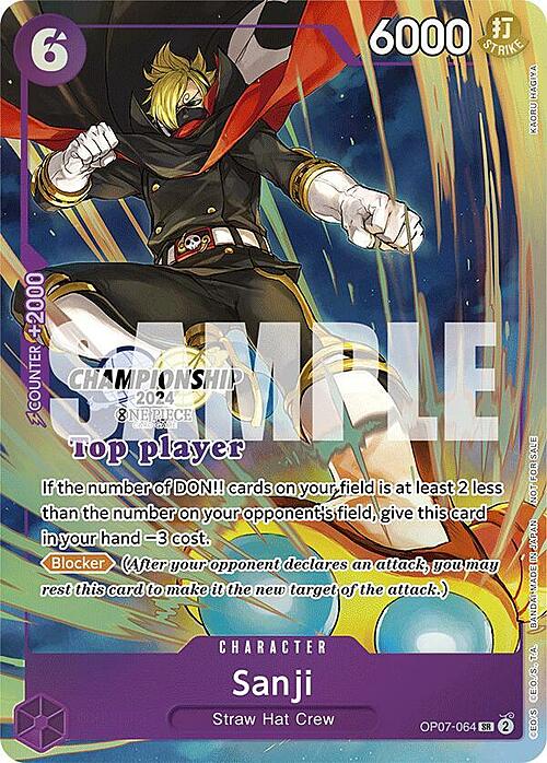 Sanji Card Front