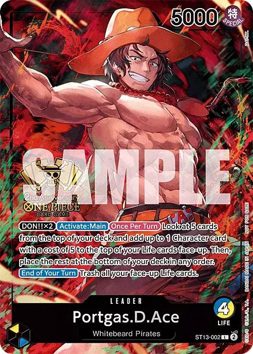 Portgas.D.Ace Card Front