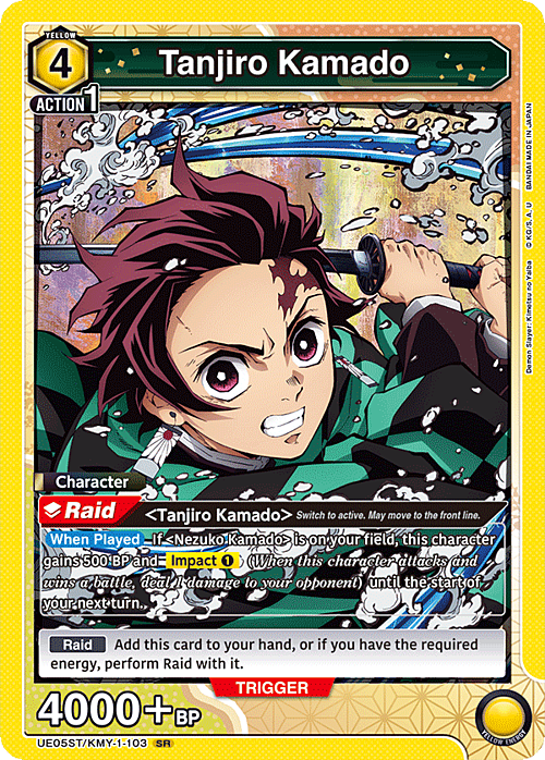 Tanjiro Kamado Card Front