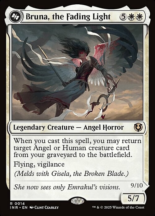 Bruna, the Fading Light // Brisela, Voice of Nightmares Card Front