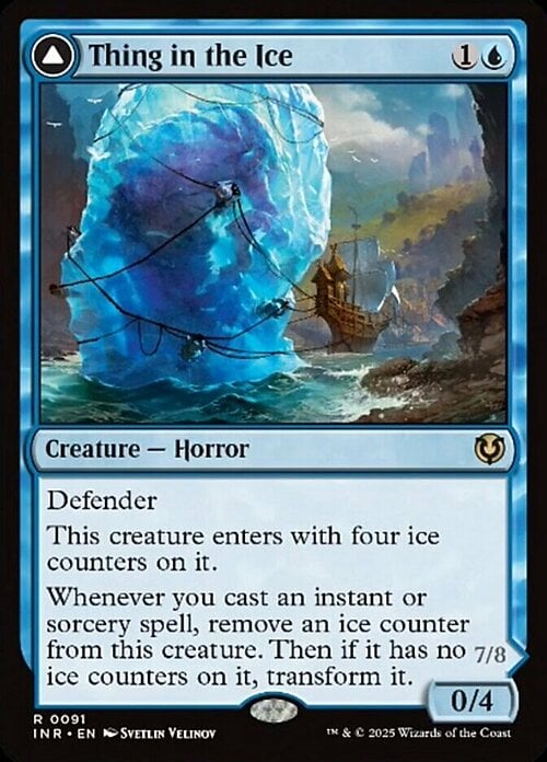 Thing in the Ice // Awoken Horror Card Front