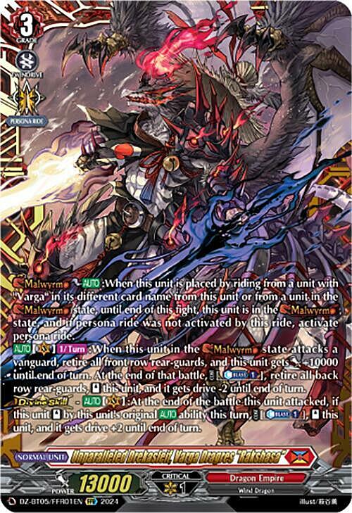 Unparalleled Drekasleif, Varga Dragres "Rakshasa" Card Front