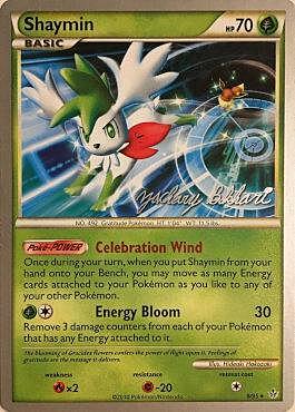 Shaymin Card Front