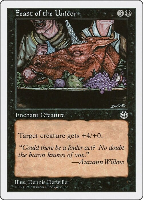 Feast of the Unicorn Card Front