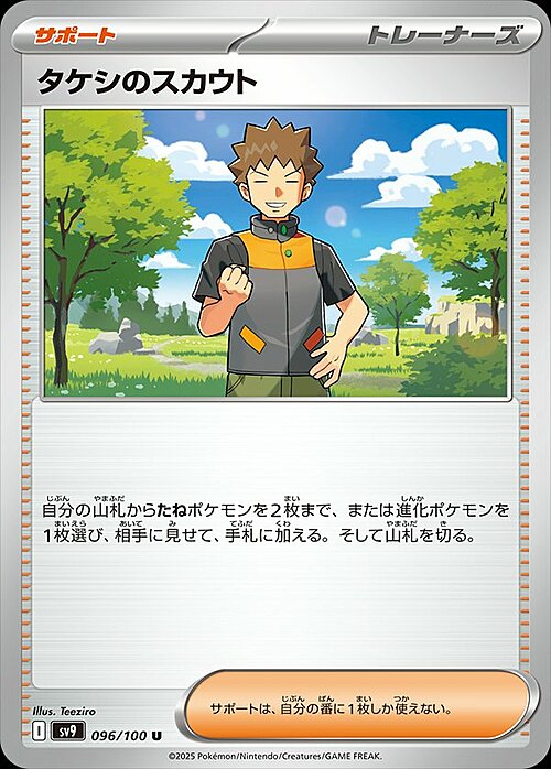 Brock’s Scouting Card Front