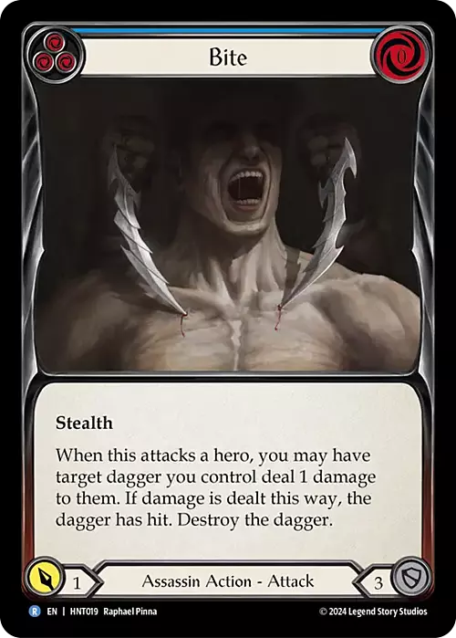 Bite - Blue Card Front