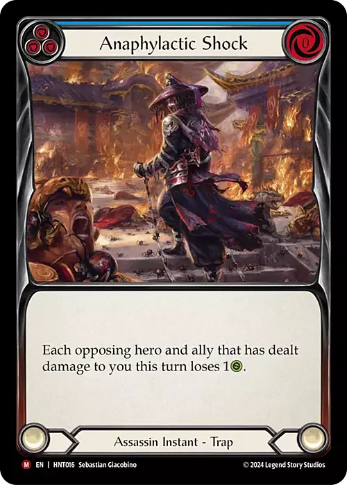 Anaphylactic Shock Card Front