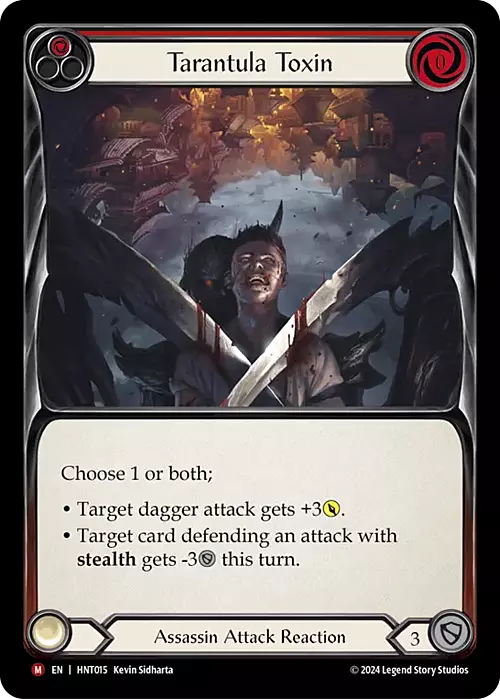 Tarantula Toxin Card Front