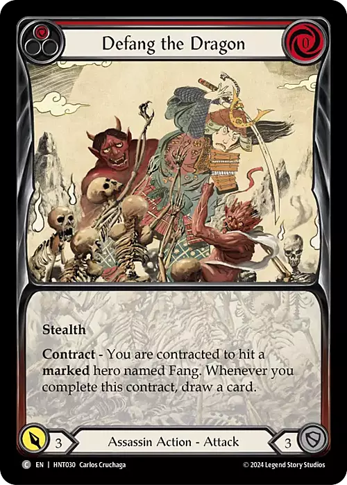 Defang the Dragon Card Front