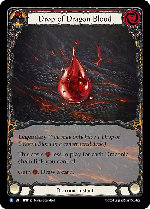 Drop of Dragon Blood Card Front