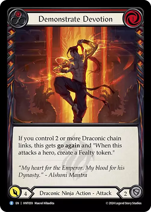 Demonstrate Devotion Card Front