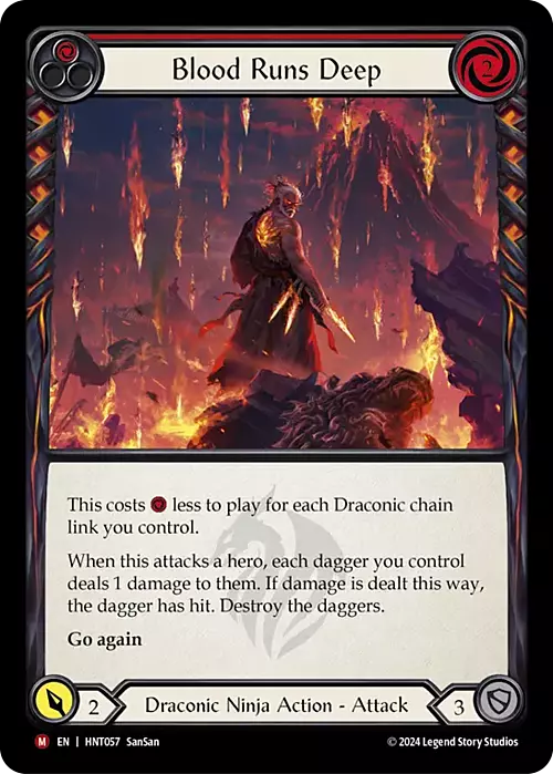Blood Runs Deep Card Front