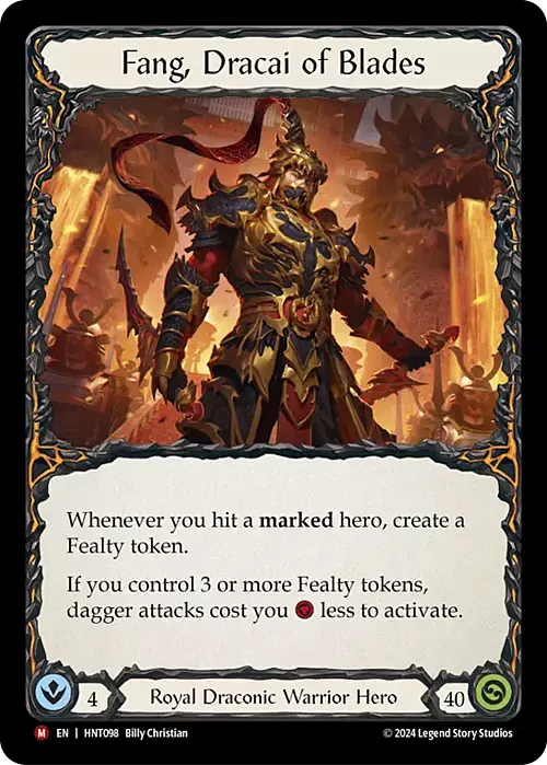 Fang, Dracai of Blades Card Front