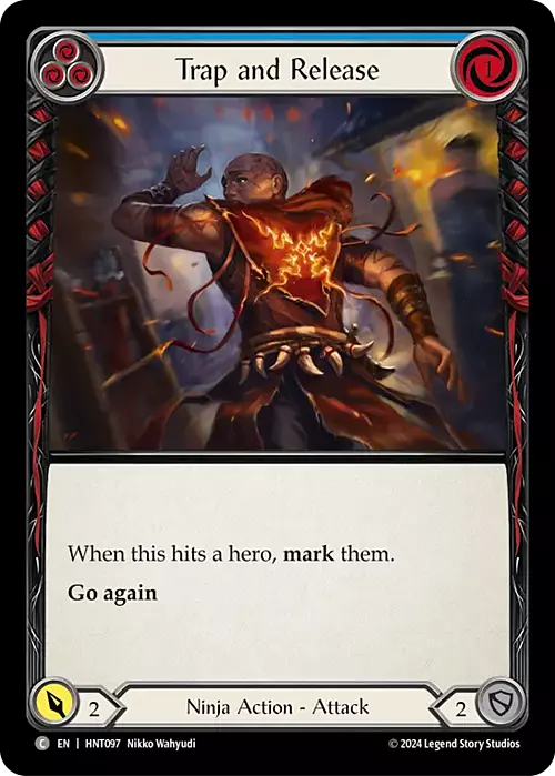 Trap and Release - Blue Card Front