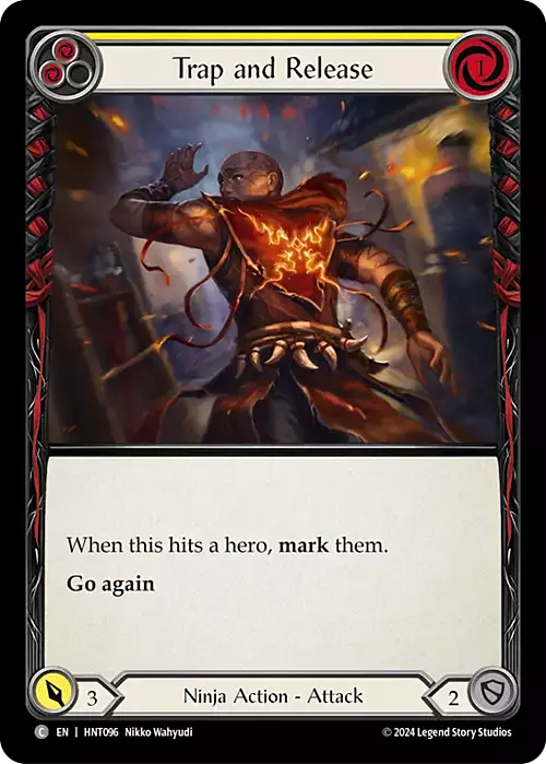 Trap and Release - Yellow Card Front