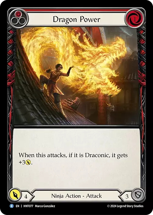 Dragon Power - Red Card Front