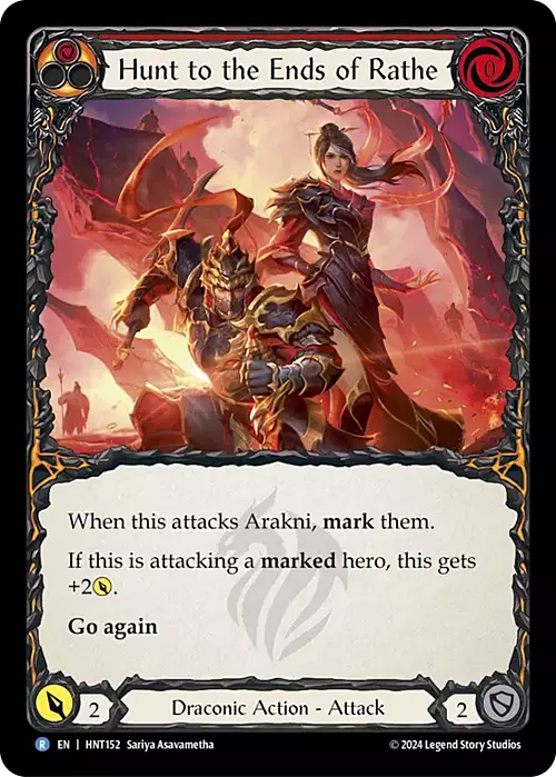 Hunt to the Ends of Rathe Card Front