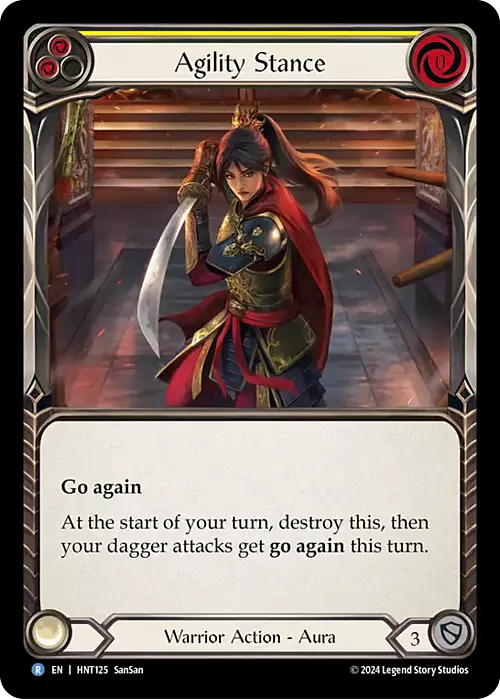 Agility Stance Card Front