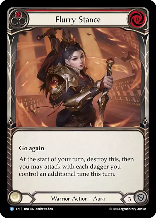 Flurry Stance Card Front