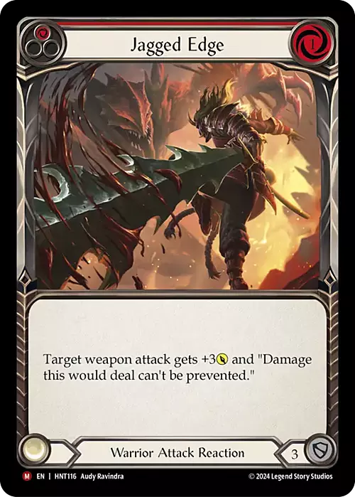 Jagged Edge Card Front