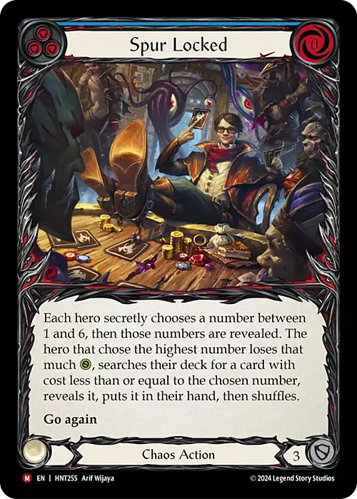 Spur Locked Card Front