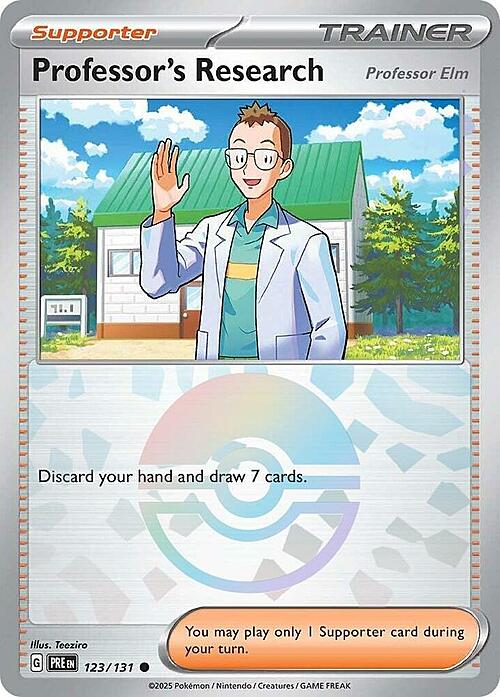 Professor's Research - Professor Elm Card Front