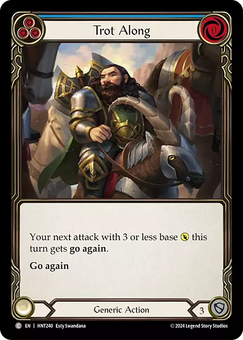 Trot Along Card Front