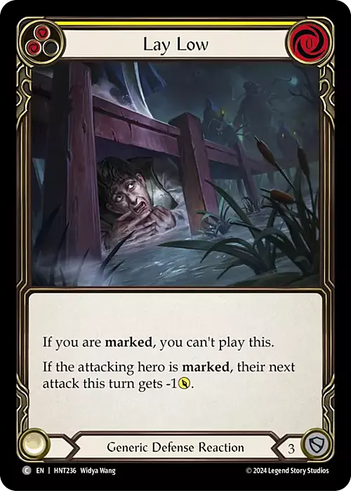 Lay Low Card Front