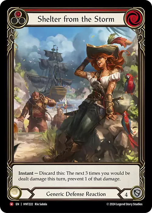 Shelter from the Storm Card Front