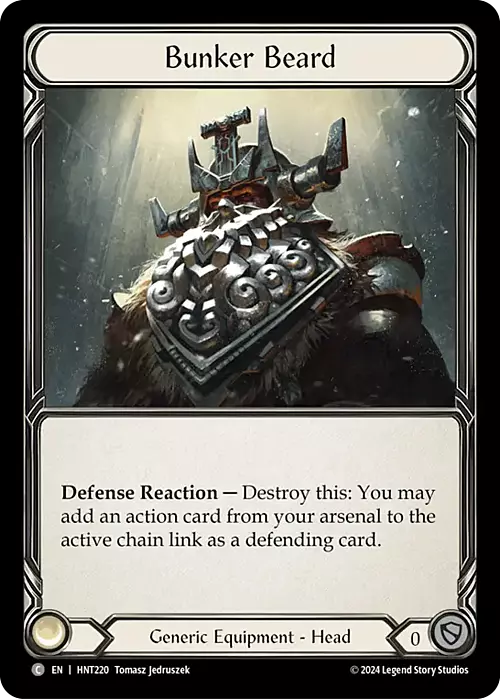 Bunker Beard Card Front