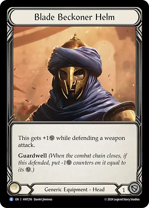 Blade Beckoner Helm Card Front