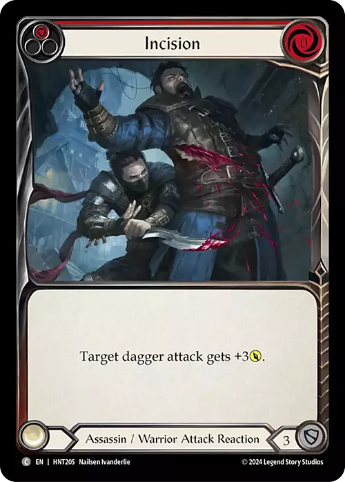 Incision - Red Card Front