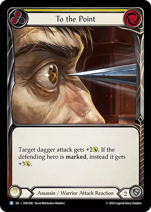 To the Point - Yellow Card Front