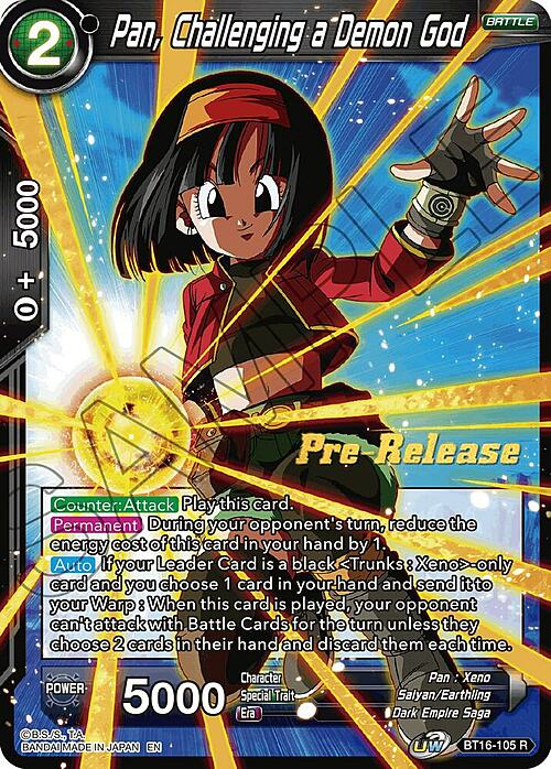 Pan, Challenging a Demon God Card Front